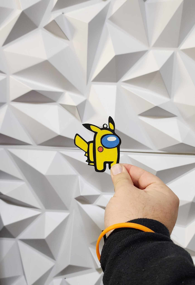 us pikachu by williams indústrias casa decoração pika pokémon natal enfeite chave anel jogos jogador decorações 2023 3d print model - Mito3D