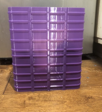 vaso coleção empilhável quadrado recipiente w tampa by impressora errada ferramentas organizadores 3d print model - Mito3D