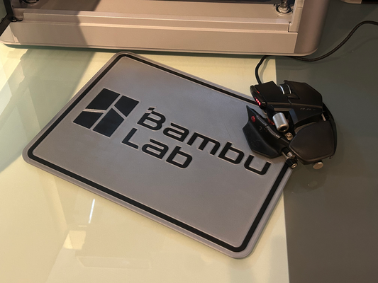 mousepad by asturianmaker household office mouse pad bambu lab 3d print model - Mito3D