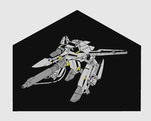 robotech macross veritech lutador in guardião passarela modo luz caixa placa by mclanesmemories arte sinais logotipos anime japão 3d print model - Mito3D