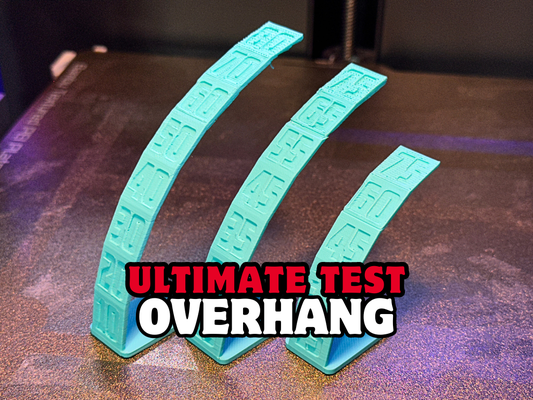 ultimate overhang test - x1c p1p p1s a1 by eleazar 3dinplastic 3d printer models overhangs overhangtest model calibration 3d print model - Mito3D