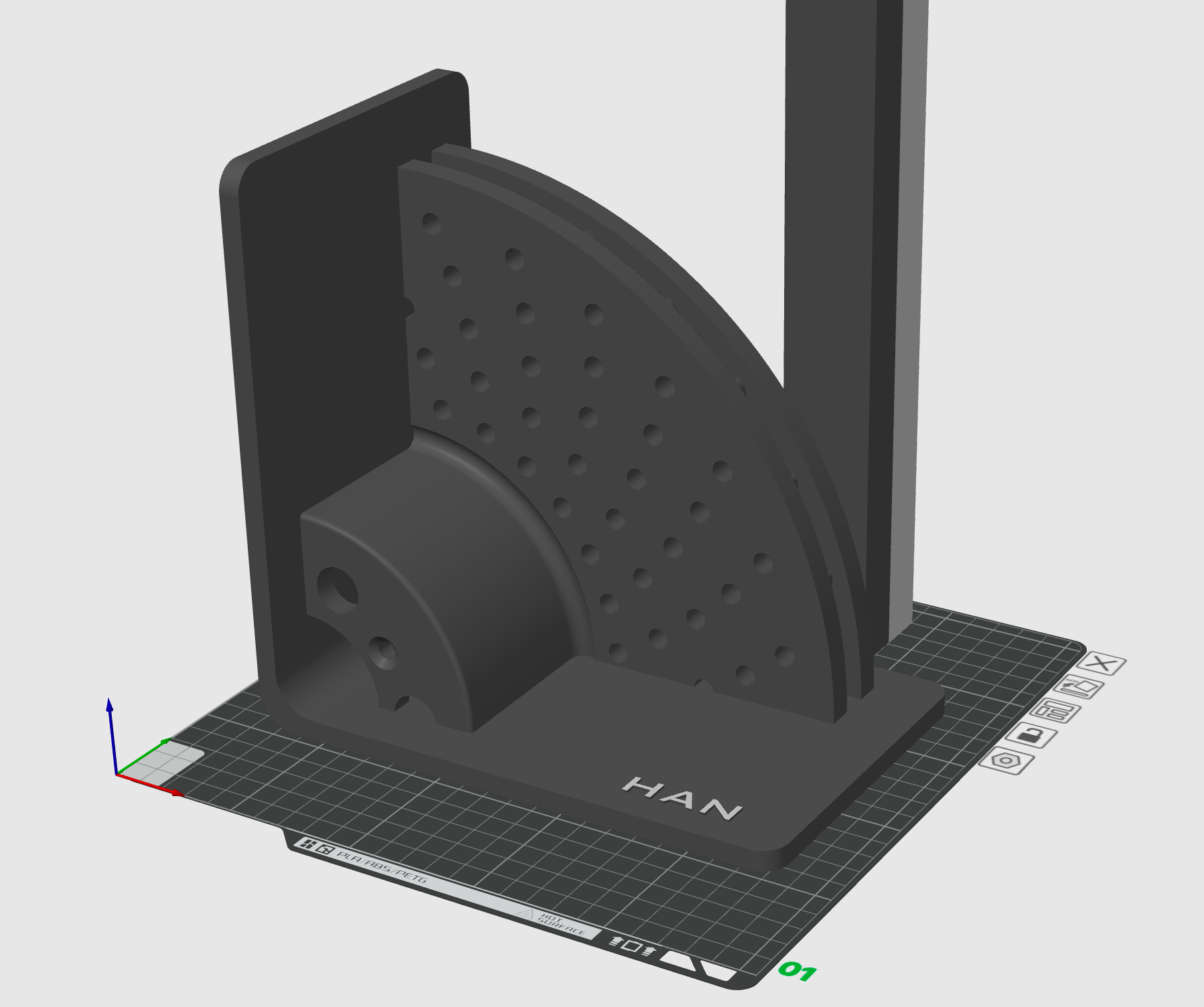 mondo han freno disco fermalibri by domestico arredamento macchina arte 3D print model - Mito3D