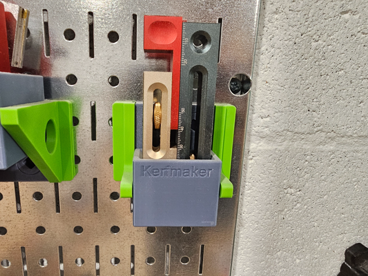 kerfmaker mount wall control by oclure tools organizers jig pegboard 3d print model - Mito3D