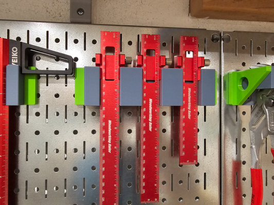 gleiten holzbearbeitung lineal mauer steuerung montieren by oklure werkzeuge veranstalter steckbrett 3d print model - Mito3D