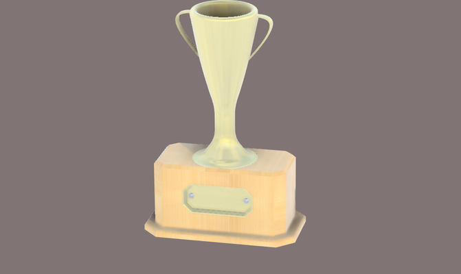 trofeo v2 by carter wyatt domestico casa modelli freddo premio bellissimo bella ricompensa 3d print model - Mito3D