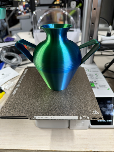 semplice vaso by barbasnoo domestico arredamento maniglie fiori 3d print model - Mito3D