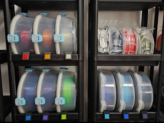 filamento recipiente carrinhos vesken prateleiras by sthan 3d impressora acessórios ikea organizador armazenamento 3d print model - Mito3D