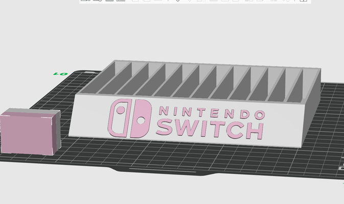 switch game holder by jessrose97 tools organizers nintendo 3d print model - Mito3D