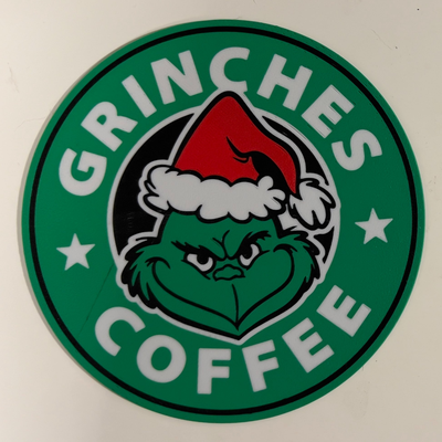 grinches coffee by jdubya7 art 2d grinch christmas starbucks sign ams 3d print model - Mito3D
