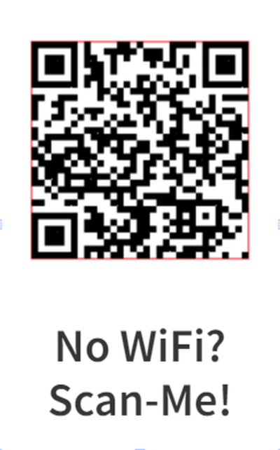 wi fi qr code by pierricke2 arte segni loghi codice codici lettore accesso wireless internet 3d print model - Mito3D