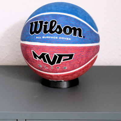 basketball stand ring by sakul hobby & diy sport outdoors ball holder display showcase 3d print model - Mito3D