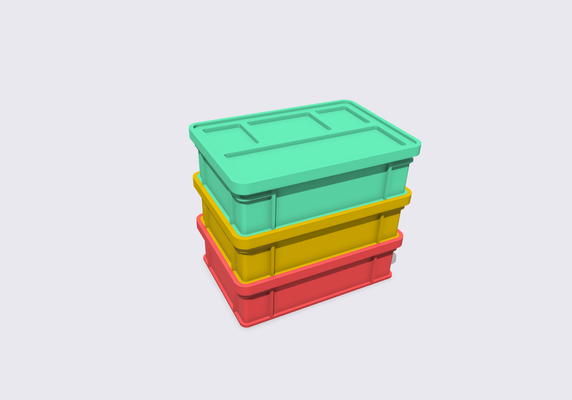 stackable box by black melon tools organizers 3d print model - Mito3D