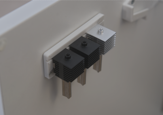 a1 mini magnetisch düse extruder halter unterstützung v1 by ollikhn 3d drucker zubehör a1mini bambu 6x3 magnet 3d print model - Mito3D