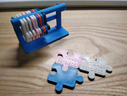 puzzle couleur échantillons by lonjuncheng 3d imprimante accessoires filament 3d print model - Mito3D