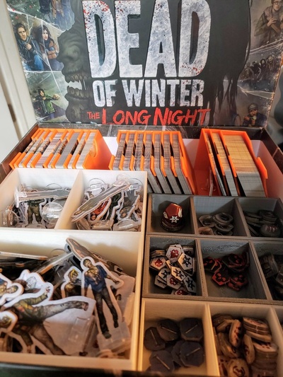 dead of winter - long night box organizer remixed by tejawood toys & games boardgame deadofwinter thelongnight 3d print model - Mito3D