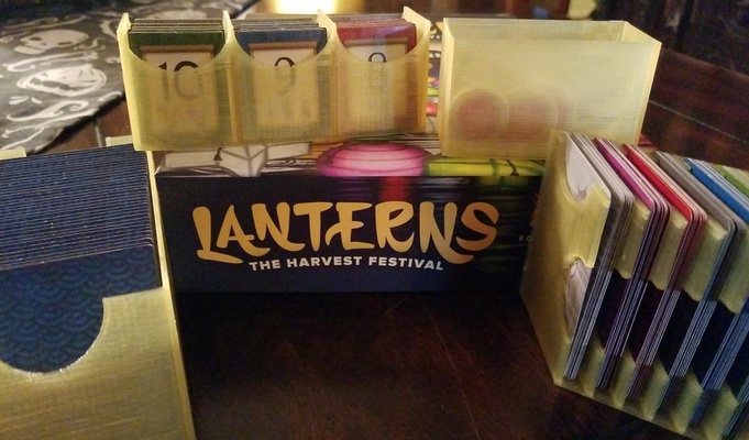 lanterns - harvest festival box organizer by tejawood toys & games boardgame 3d print model - Mito3D