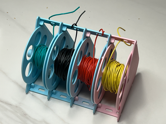 scalable multi wire spool system by samcui hobby & diy electronics nosupport 3d print model - Mito3D