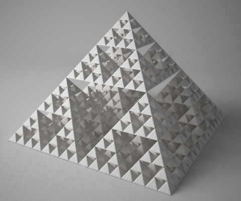 piramide sierpinski by roiku3d arte esculturas 3d print model - Mito3D