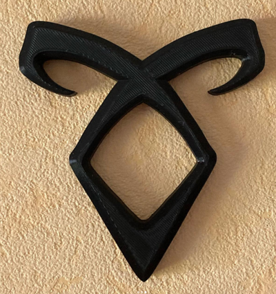 angelical runa by roiku3d arte señales logos thingiverse cazador sombra 3d print model - Mito3D