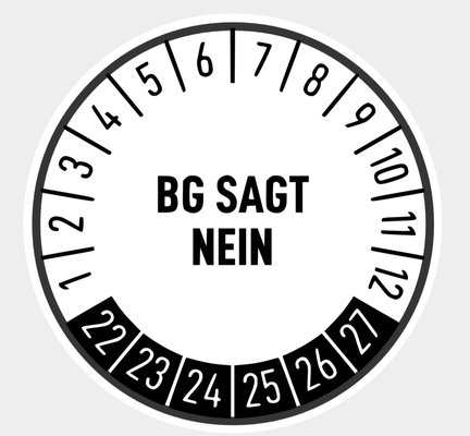 bg sagt nein by schlumpfii art coin & badges 3d print model - Mito3D