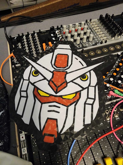 gundam rx 78 2 lumière boîte facile by production éclair art panneaux logos gunpla anime mecha 3d print model - Mito3D