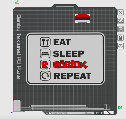 roblox işaret çocuklar oda video oyun hediye by 3d baskılar hafta sanat işaretler logolar aptal komik duvar noel renkli ams 3d print model - Mito3D