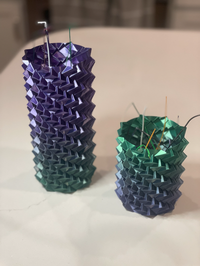 dragon tail spiral vase - taller remixed by teddyb art sculptures silk 3d print model - Mito3D