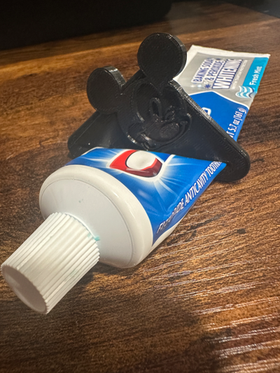 mickey maus zahn einfügen presse by leutnant dane haushalt haus modelle disney zahnpasta mickey badezimmer zubehörteil 3d print model - Mito3D