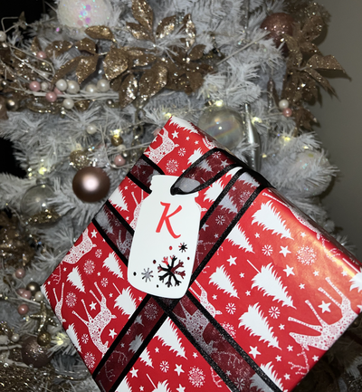personalisiert weihnachten geschenk stichworte by 3d zubehörteil kunst 2d weihnachtsstern dekorationen etikett karte 2023 weihnachtsgeschenk 3d print model - Mito3D