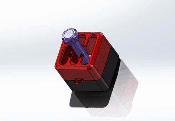 manuel levier clé chaîne by loisir diy 3d print model - Mito3D