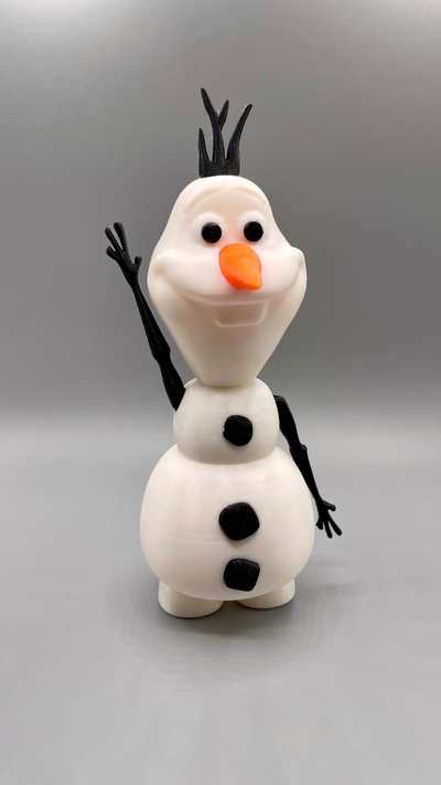 olaf by fijbar miniatures creatures frozen snowman christmas party decoration 2023 3d print model - Mito3D