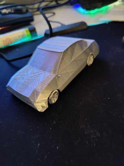 poly car by raffasuperninja art sculptures 3d print model - Mito3D