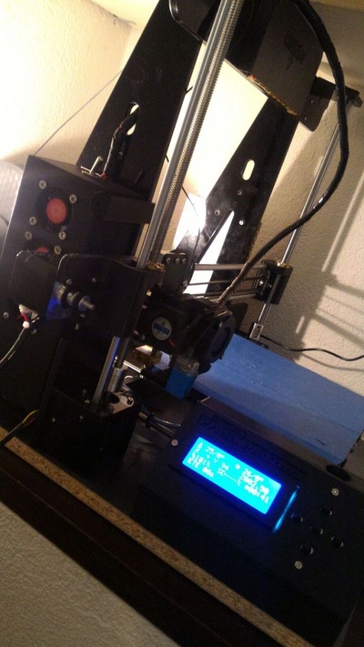 scatola lcd prusa p802m p802ma 90 45 grados + supl gopro led by caspablog 3d impresora partes p802 prusai3 3d print model - Mito3D