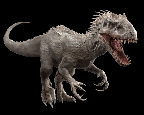 indominus rex hutschmiede by sitsero kunst 2d jurassisch welt mauer dinosaurier 3d print model - Mito3D