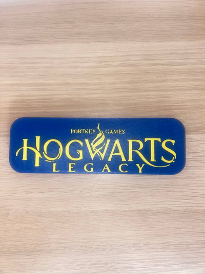 hogwarts miras logo by kalcime3d sanat işaretler logolar hogwarts mirası harry çömlekçi oyun istasyonu xbox nintendo 3d print model - Mito3D