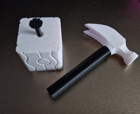 hammer by versprechen spielzeuge spiele nagel holz planke 3d print model - Mito3D