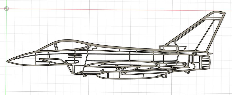 eurofighter tifón pared arte silueta escalable precortado evaluable by pídrex señales logos euro combatiente jet decoración estructura metálica contorno antecedentes jugador dcs mundo simulador vuelo aire to misil bomba multi role uk eu alemán 3D print model - Mito3D