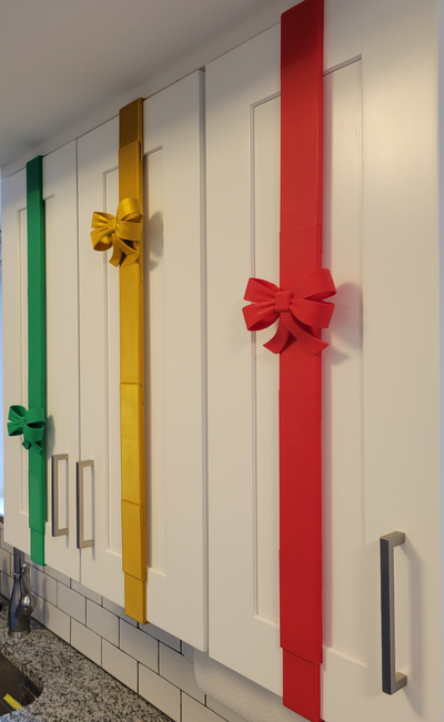 modular kabinett band urlaub dekoration by p3dprintmagic haushalt dekor weihnachten 2023 küche küchenschrank bogen fdm jubeln 3d print model - Mito3D