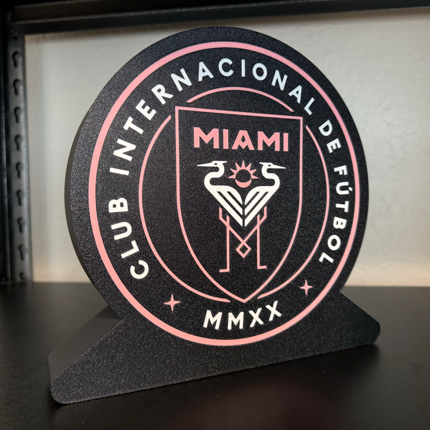 inter miami cf light box by 3dprintdaily art signs & logos messi soccer mls wall desk sports 3D print model - Mito3D