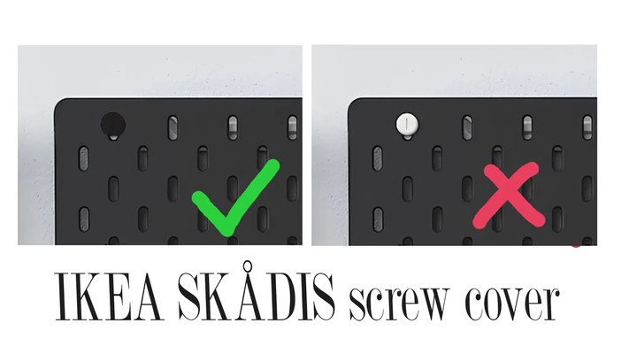 ikea sk dis vidalamak örtmek kılıf by silas fh hobi kendin yap skadis skadisikea ikeaskadis şapka 3d print model - Mito3D