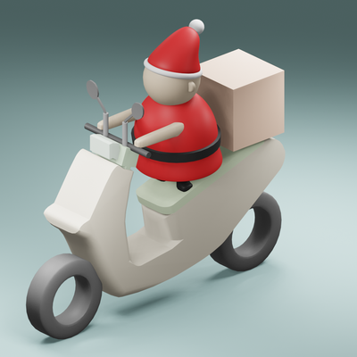 santa 2023 by aochaoyu kunst skulpturen claus 3d print model - Mito3D