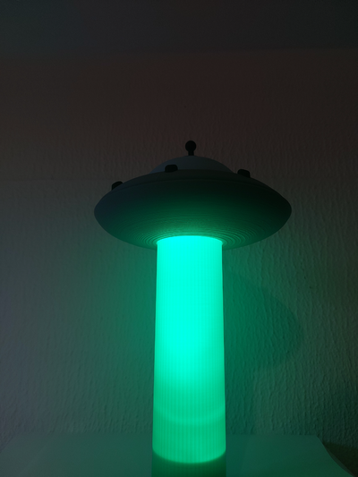 ufo beam by linus henze household decor alien space flying light object 3d print model - Mito3D