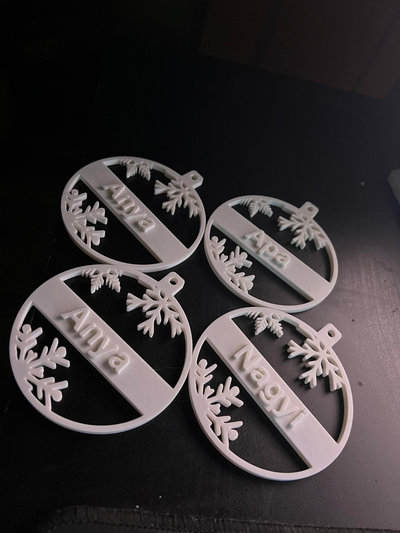 navidad ornamento by demdem14 casa decoración ornamanet 3d print model - Mito3D