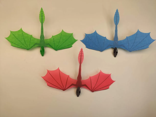 volant drogon jeu of trônes by sevro jouets jeux dragon 3d print model - Mito3D