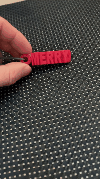 fröhlich weihnachten halter unterstützung by stein werkzeuge gadgets schlüsselhalter schlüsselbund fröhliche schlüsselanhänger frohe schlüssel zubehörteil design grinchmas 3d print model - Mito3D