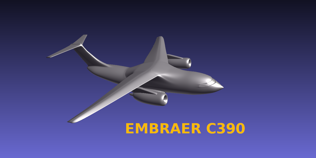 emir c390 by aşırı gerilim hobi kendin yap araçlar kc 390 uçak 3D print model - Mito3D