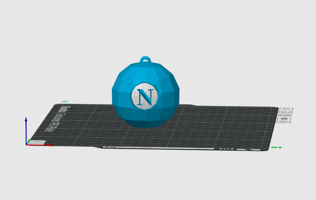 nápoles navidad pelota by 2emme3dlab casa decoración italia 3d print model - Mito3D