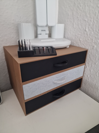 desk storage drawers by tiagobgpereira household office box case organizer 3d print model - Mito3D