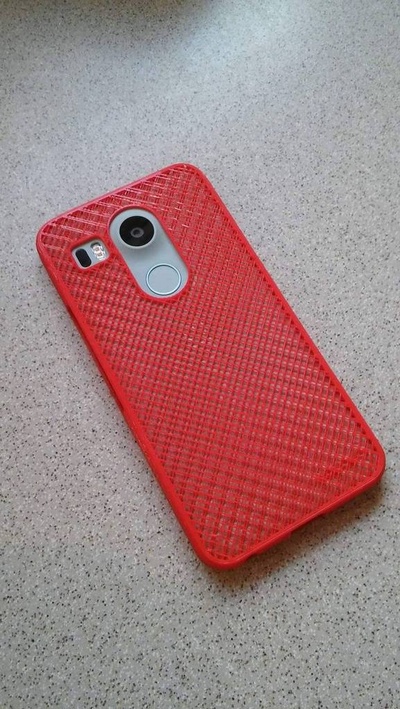 nexo 5x caso funda repisa botones by maker1o1 herramientas artilugio 3d print model - Mito3D