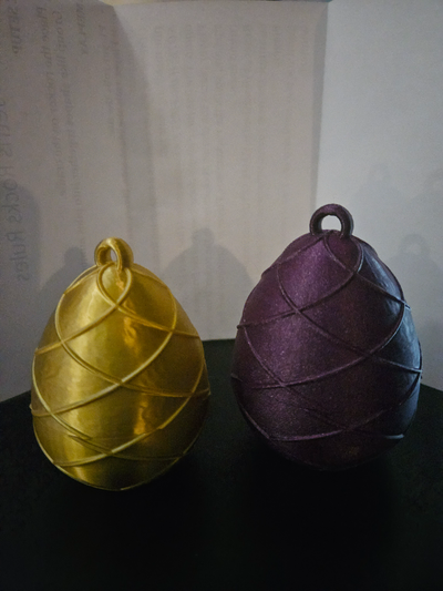 cavo uovo ornamento sorpresa remixato by christhedba domestico festività natale 3d print model - Mito3D